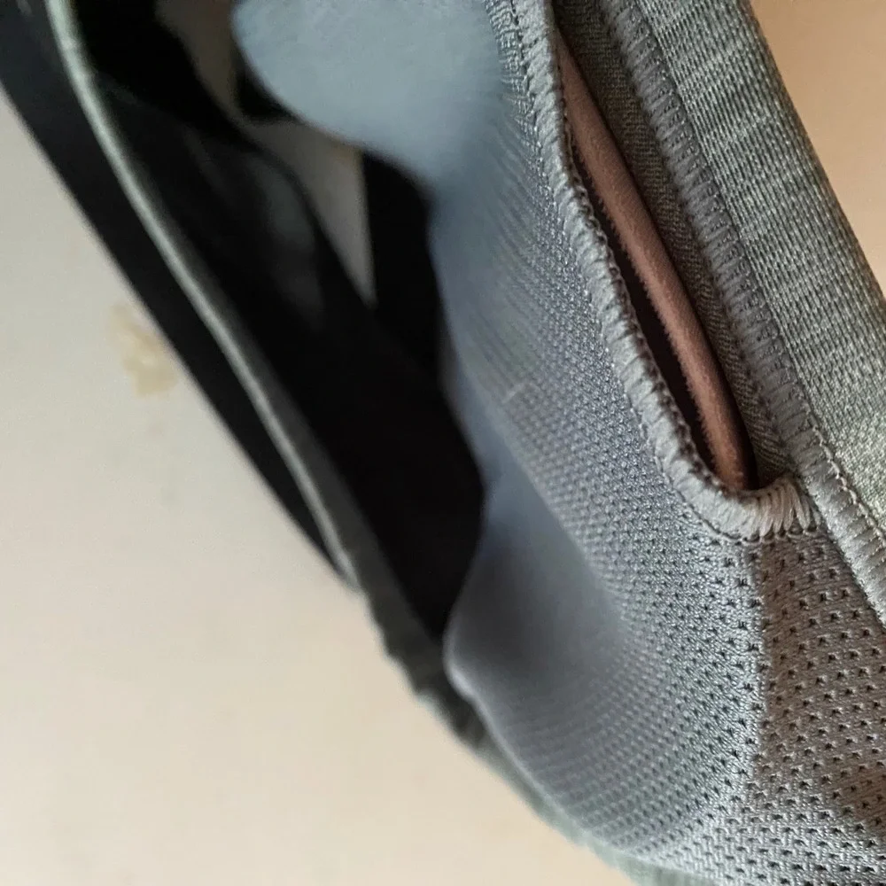 Nike Indy NWT Sports Bra Grey Black Adjustable Padded Women's XXL